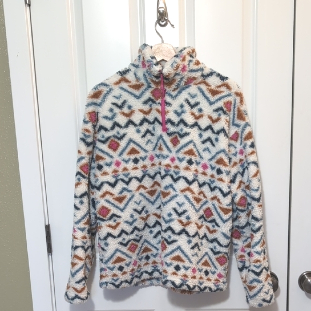Eddie Bauer Sherpa 1/4 Zip Sweater 🎄